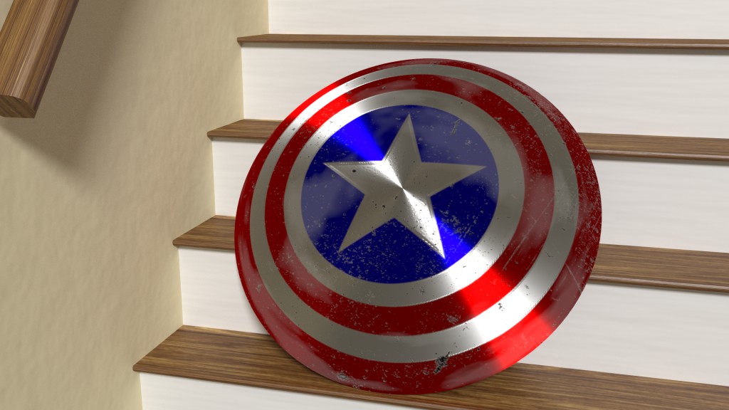 Captain America shield preview image 1